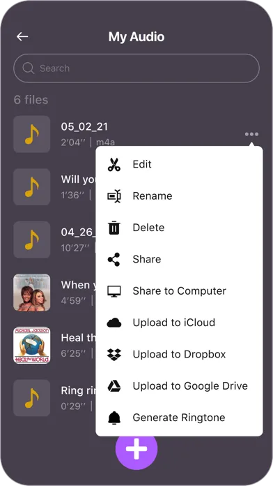 Audio editor - Mp3 cutter Screenshots