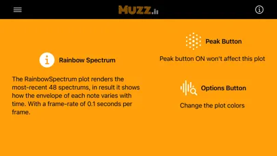 Capturas de pantalla de Muzz - Audio Spectrum Analyzer