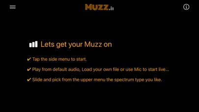 Capturas de pantalla de Muzz - Audio Spectrum Analyzer