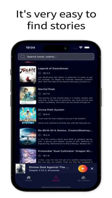 NovelFull Audio سکرین شاٹس