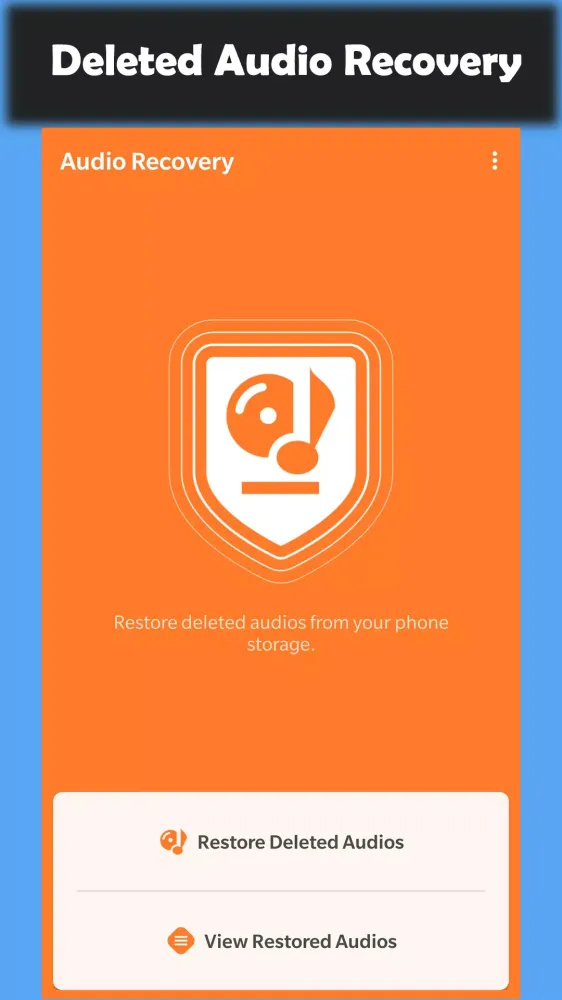 Deleted Audio Recovery Ekran Görüntüleri
