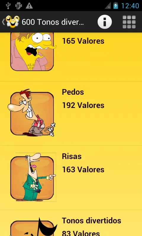 600 Funny Ringtones Screenshots