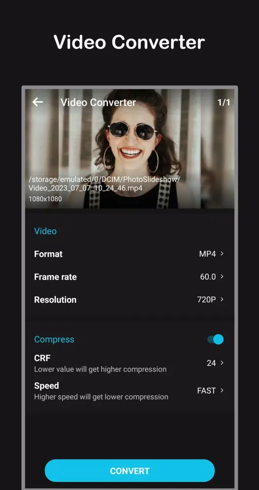 Zrzuty ekranu Video Converter