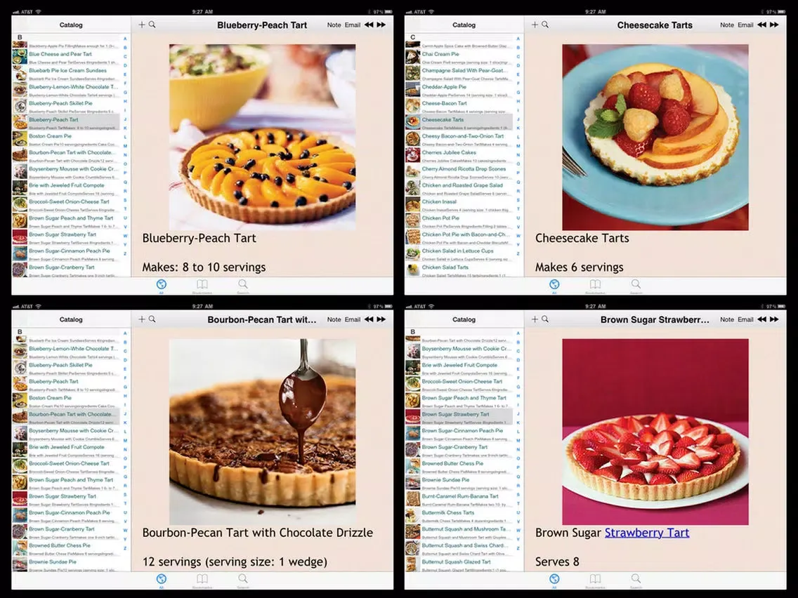 Screenshot di Pies & Tarts Recipes iPad 