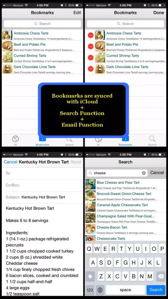 Screenshot di Pies & Tarts Recipes
