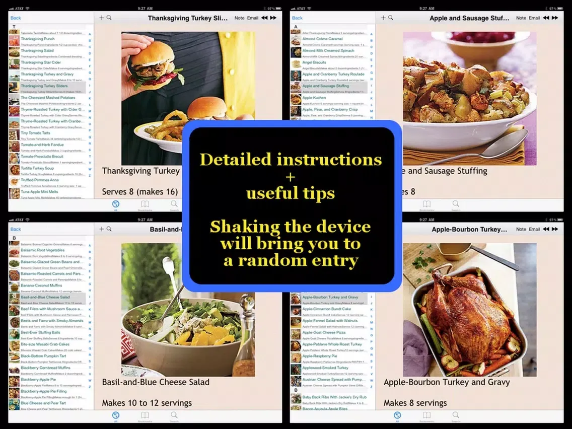 400 Thanksgiving Recipes iPad 應用截圖