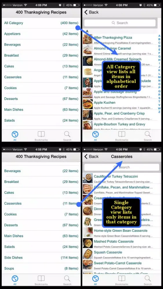 400 Thanksgiving Recipes應用截圖