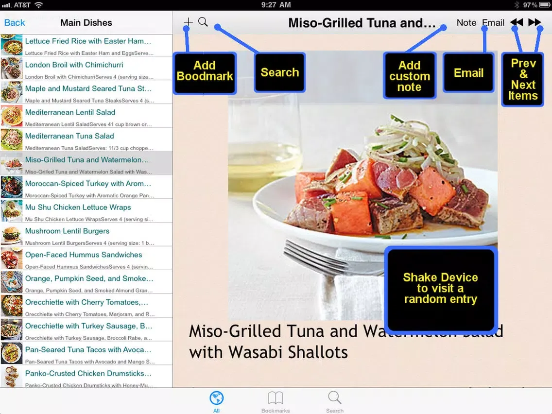 Sleep Improving Recipes iPad  Ekran Görüntüleri