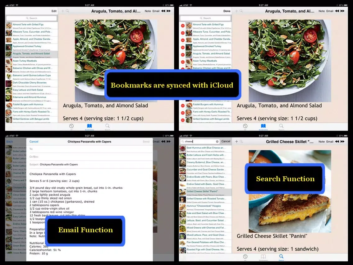Sleep Improving Recipes iPad  Ekran Görüntüleri