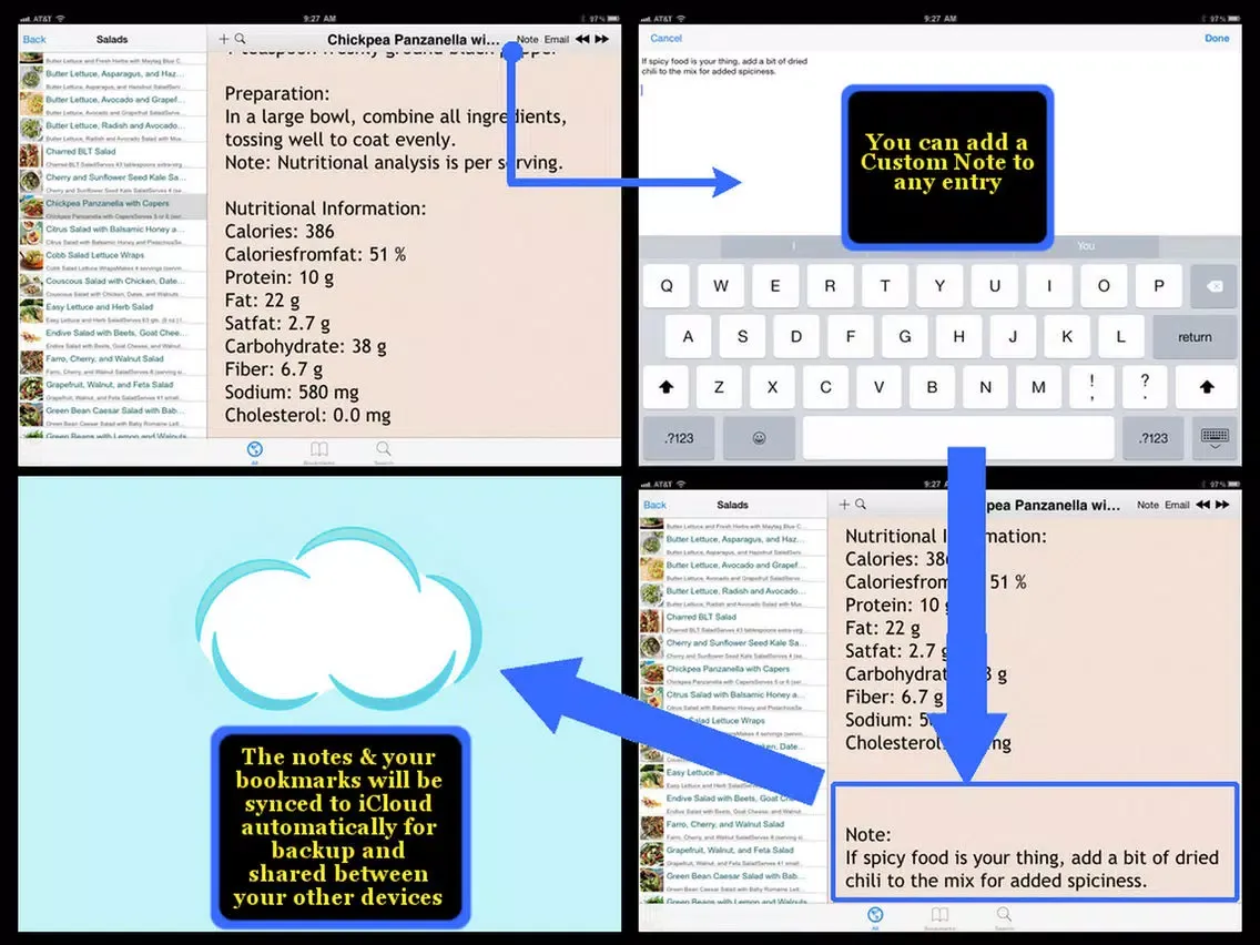Sleep Improving Recipes iPad  Ekran Görüntüleri