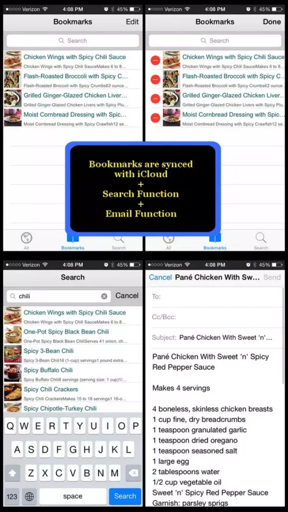 Screenshot di 470 Spicy Recipes