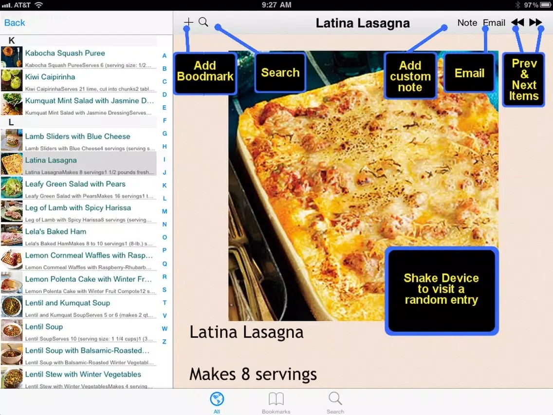 400 Winter Recipes iPad  스크린샷