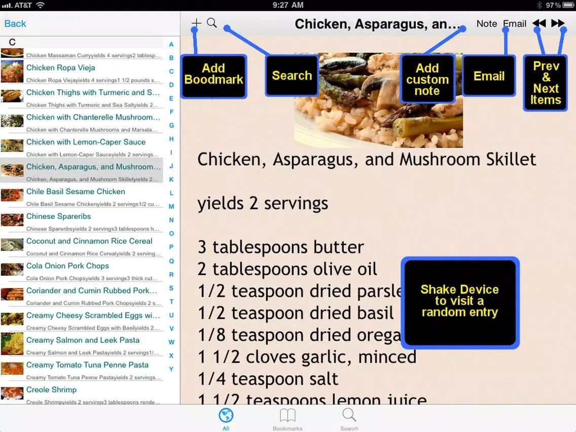 صور Meal for 2 Recipes iPad 