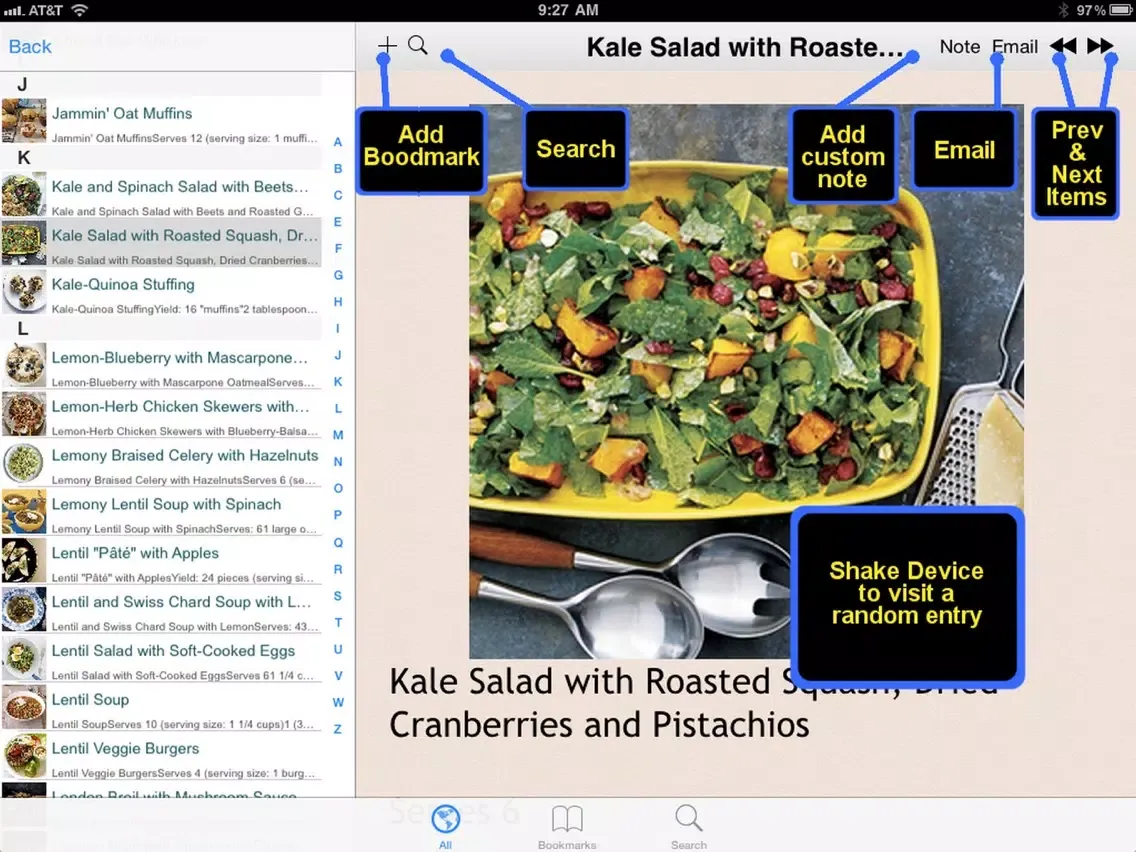 Zrzuty ekranu 2020 Diet Recipes iPad 