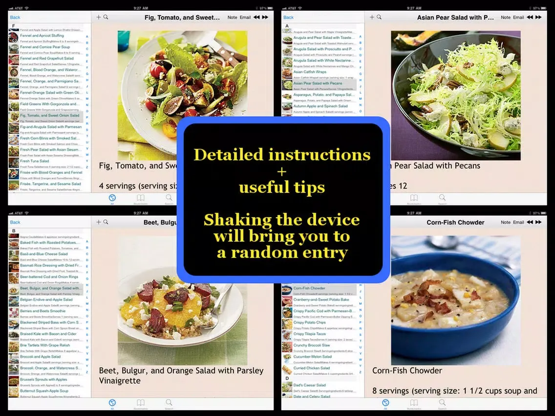 Pescetarian Diet Recipes iPad  স্ক্রিনশট
