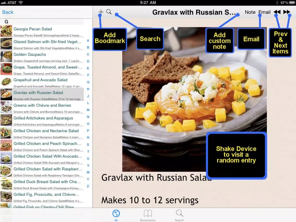 Pescetarian Diet Recipes iPad  স্ক্রিনশট