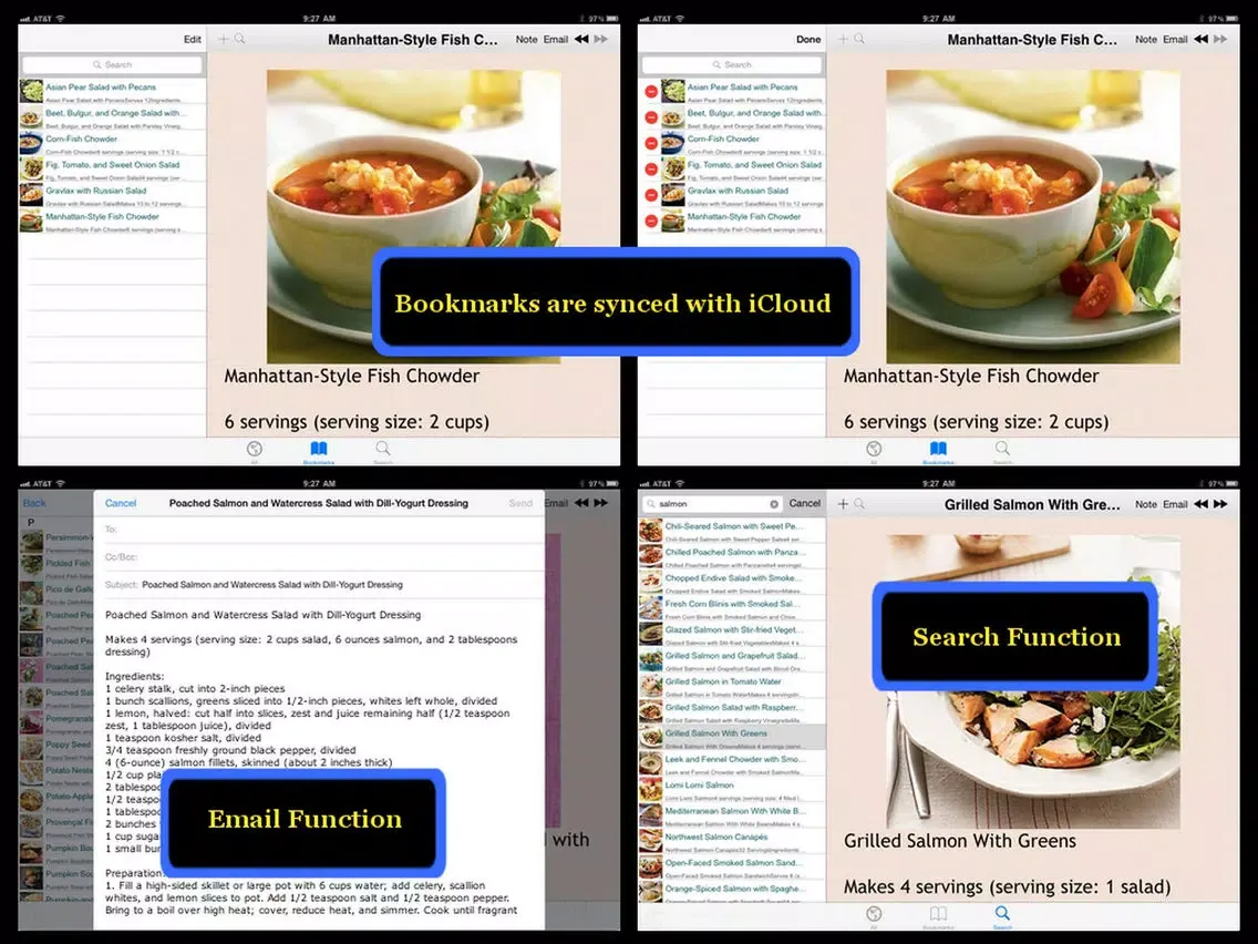Pescetarian Diet Recipes iPad  স্ক্রিনশট