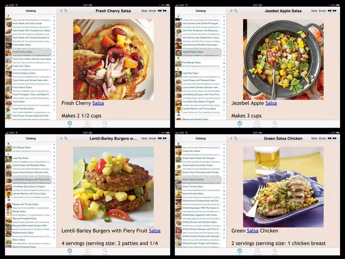 400 Salsa Recipes iPad  스크린샷