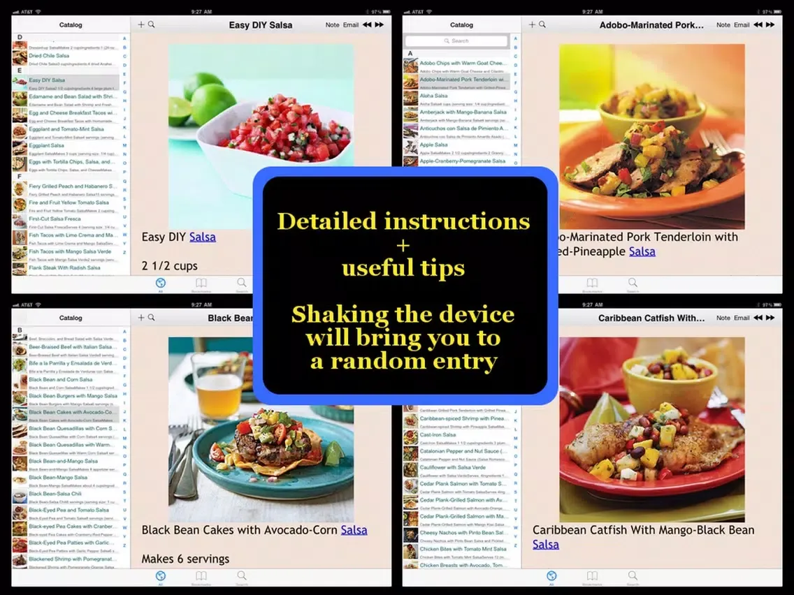 400 Salsa Recipes iPad  스크린샷