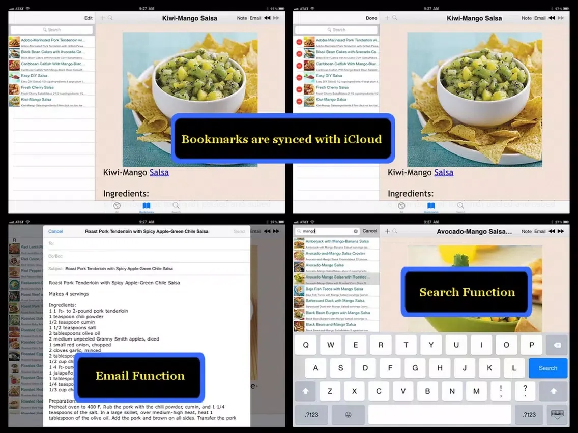 400 Salsa Recipes iPad  스크린샷
