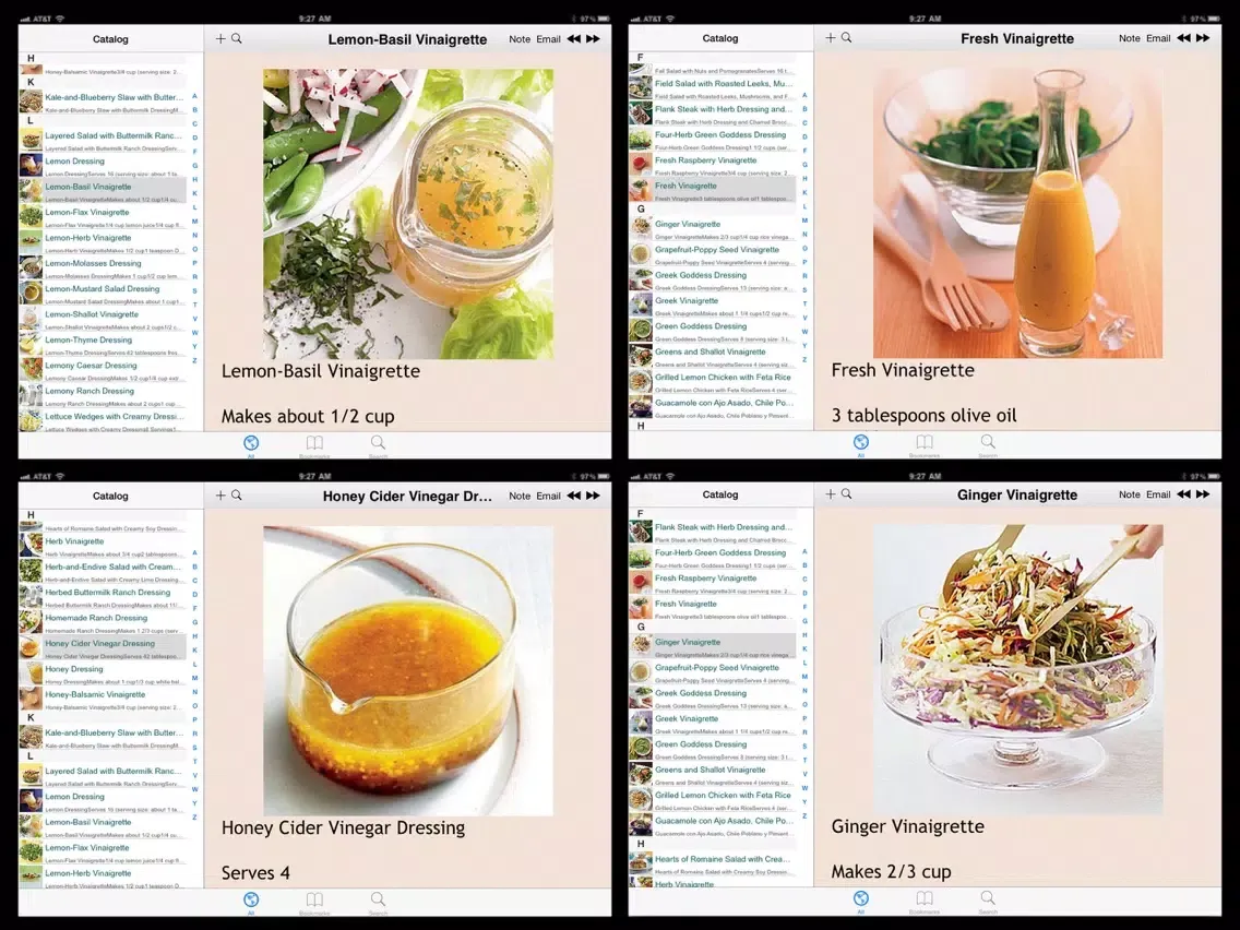 150 dressing Recipes iPad  스크린샷