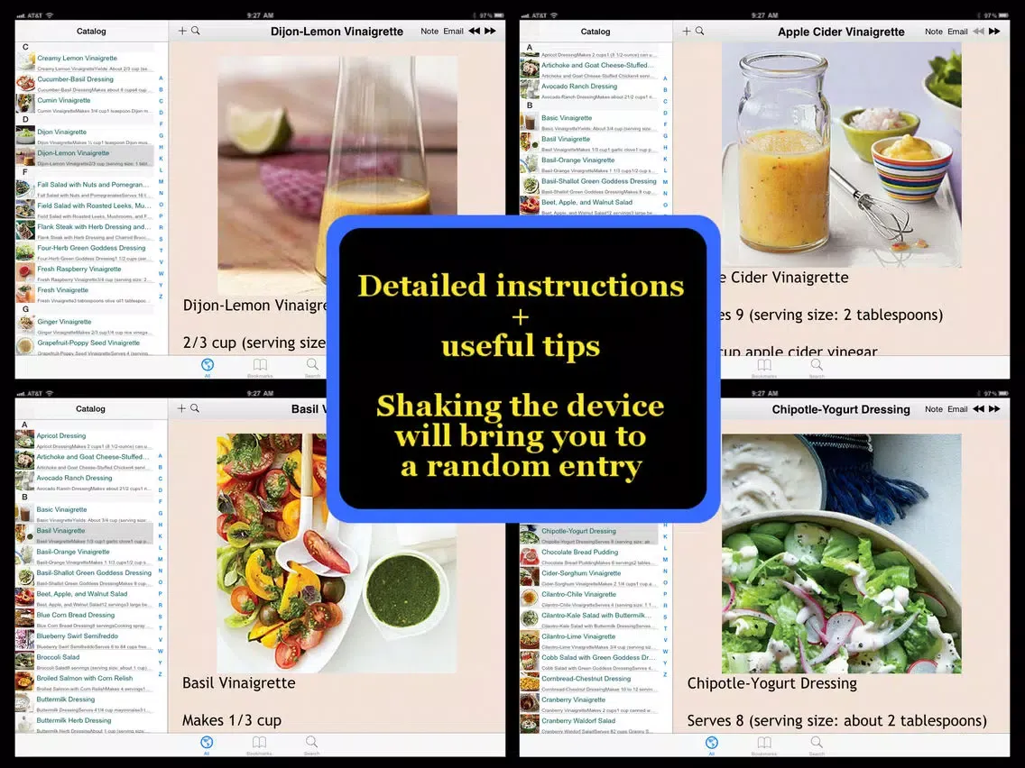 150 dressing Recipes iPad  스크린샷