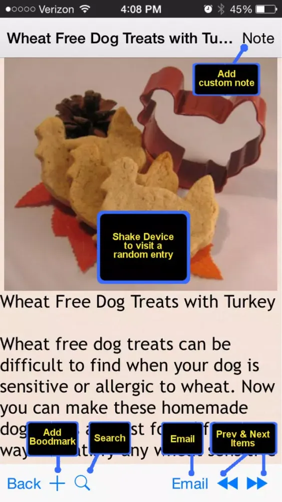 Homemade Pets Recipes应用截图