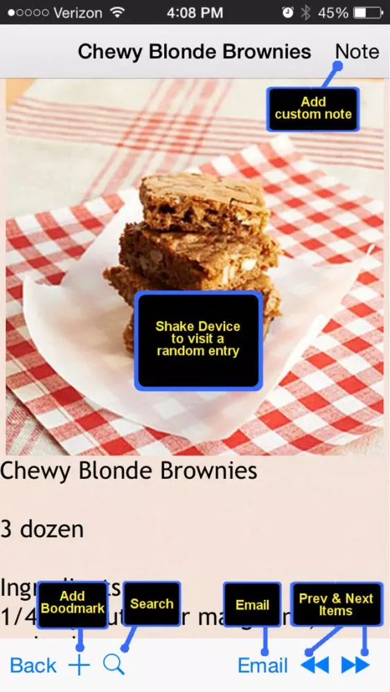 Capturas de tela do 500 Picnic Recipes
