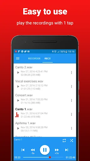 AudioRec Pro - Voice Recorder Screenshots