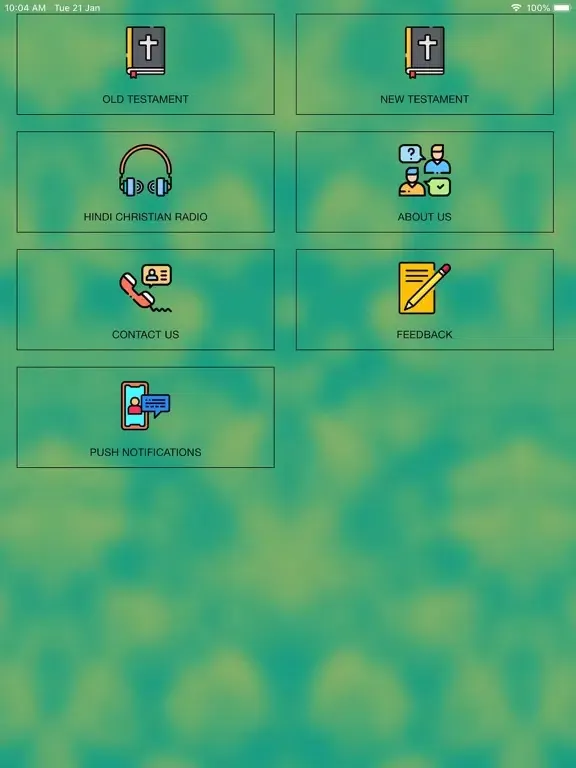 Ảnh chụp màn hình của Hindi Audio Bible iPad 