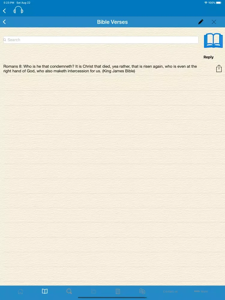 Скриншоты Audio Bible (King James) iPad 