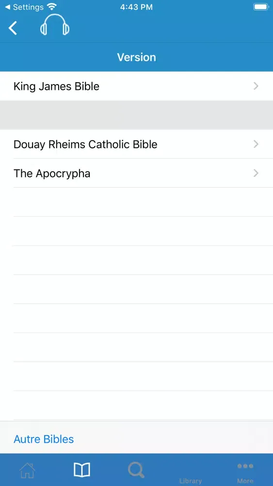 Скриншоты Audio Bible (King James)