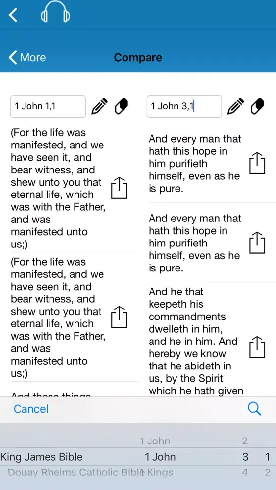 Скриншоты Audio Bible (King James)