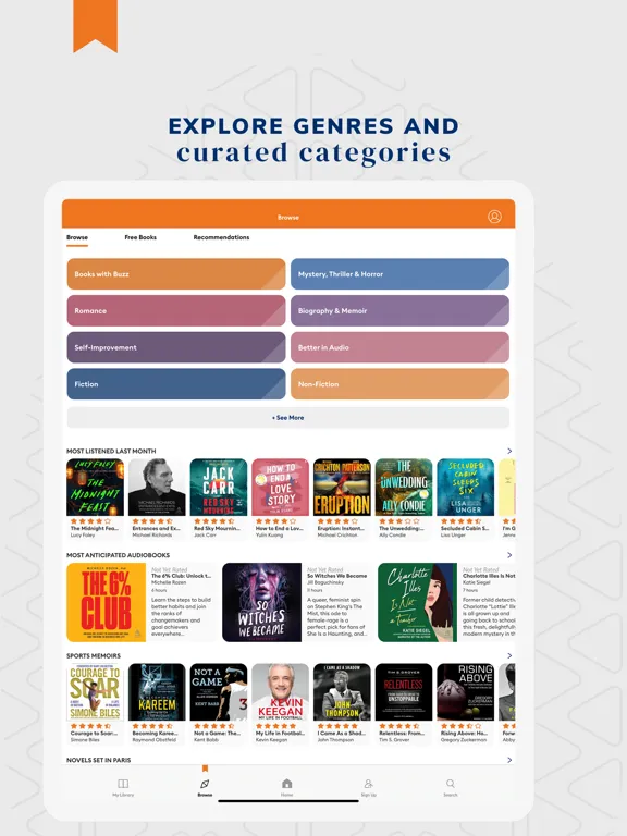 تصاویر Audiobooks.com: Get audiobooks iPad 