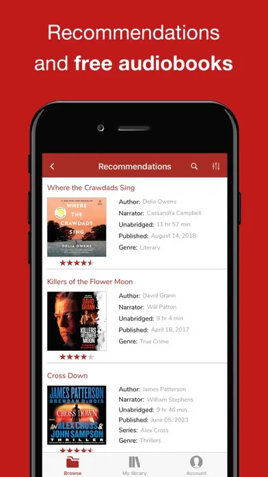 Audiobooks Now Audio Books 스크린샷