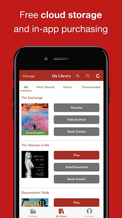 Audiobooks Now Audio Books 스크린샷