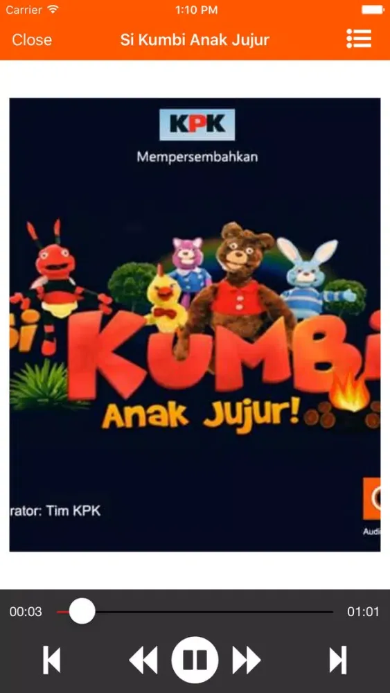 Tangkapan layar AudioBuku - Audio Buku Podcast