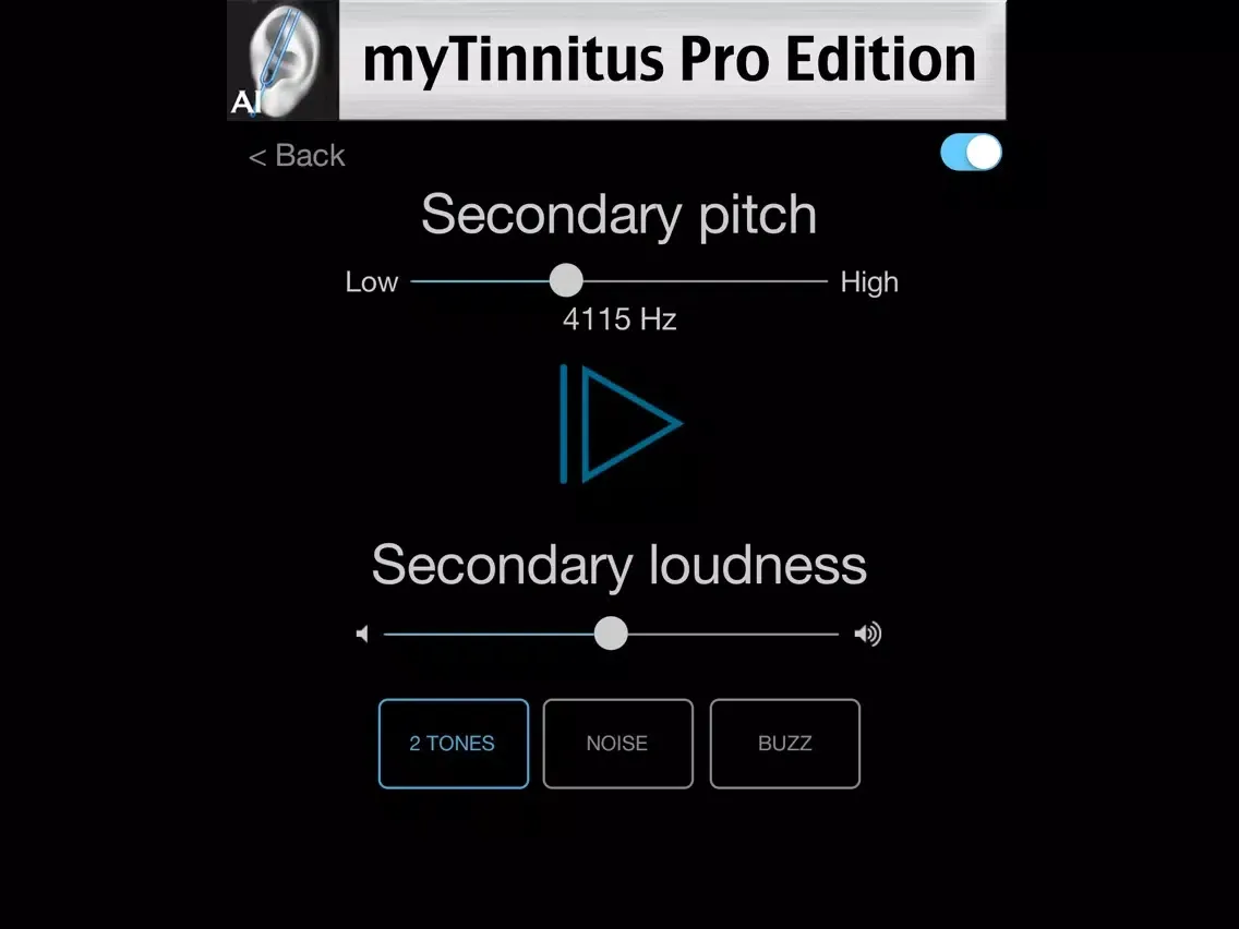 myTinnitus Professional Edition iPad  Screenshots