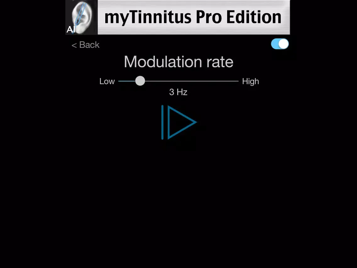 myTinnitus Professional Edition iPad  Screenshots