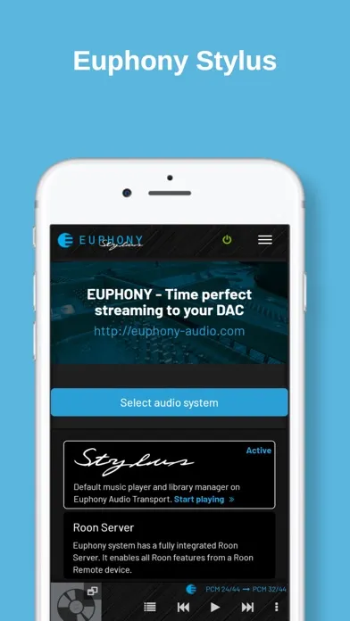 Tangkapan skrin Euphony Stylus