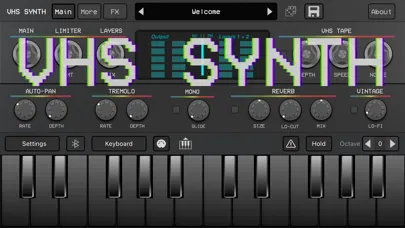 Tangkapan skrin VHS Synth | 80s Synthwave