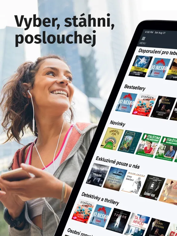 Скриншоты Audiolibrix - Audioknihy iPad 