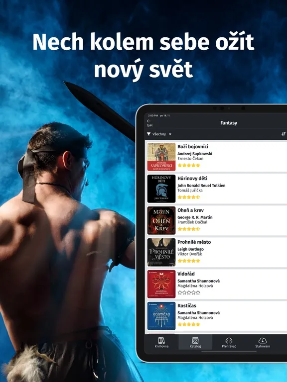 Скриншоты Audiolibrix - Audioknihy iPad 