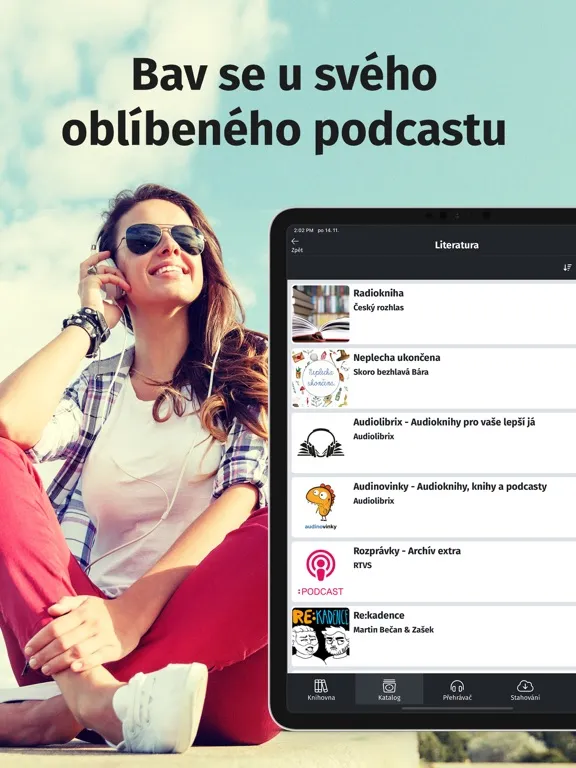 Скриншоты Audiolibrix - Audioknihy iPad 