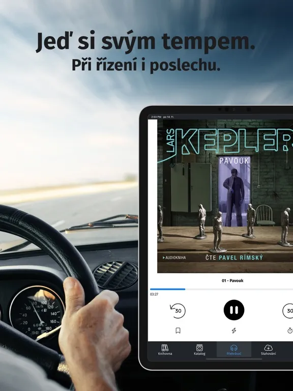 Скриншоты Audiolibrix - Audioknihy iPad 