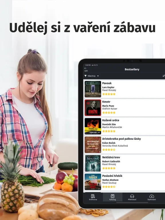 Скриншоты Audiolibrix - Audioknihy iPad 