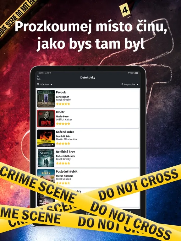 Скриншоты Audiolibrix - Audioknihy iPad 