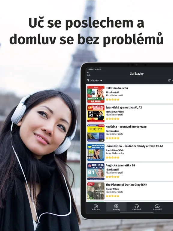 Скриншоты Audiolibrix - Audioknihy iPad 