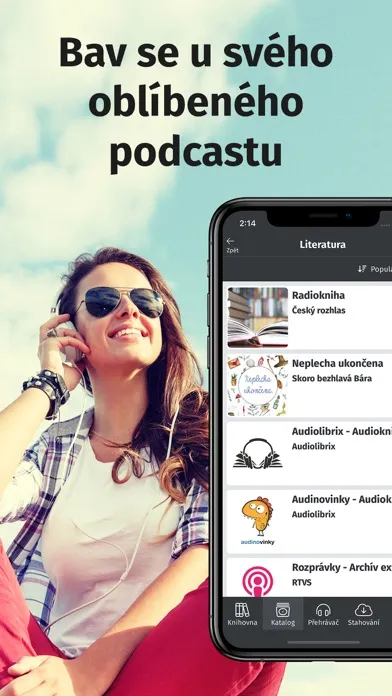 Скриншоты Audiolibrix - Audioknihy