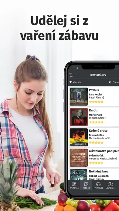 Скриншоты Audiolibrix - Audioknihy